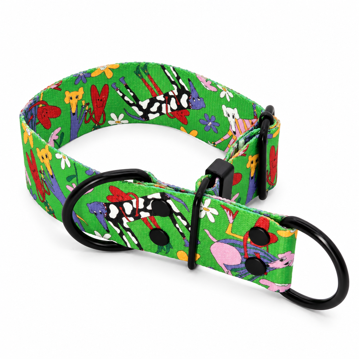 Oopsie Daisy Martingale Dog Collar
