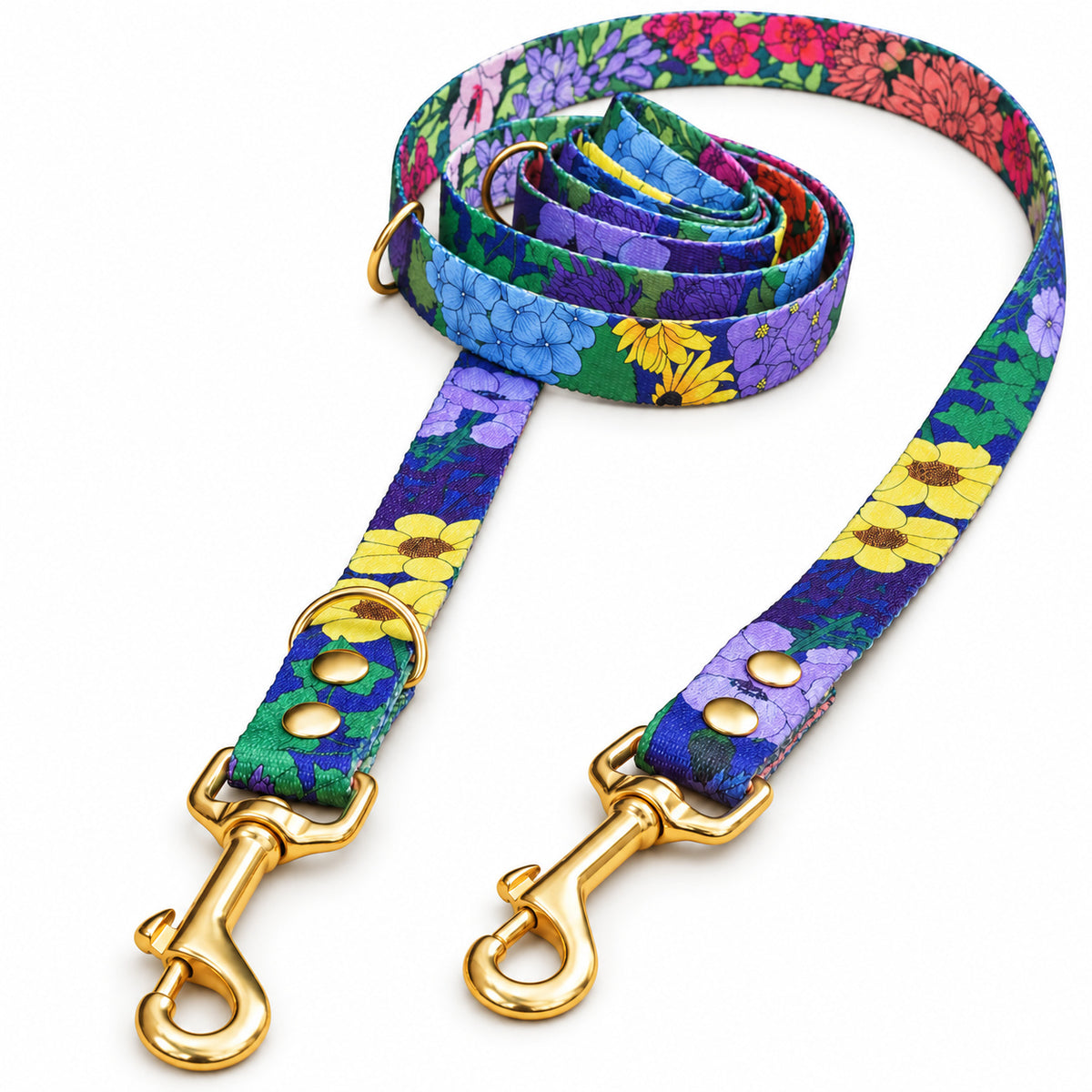 Once And Floral Hands-Free Dog Lead