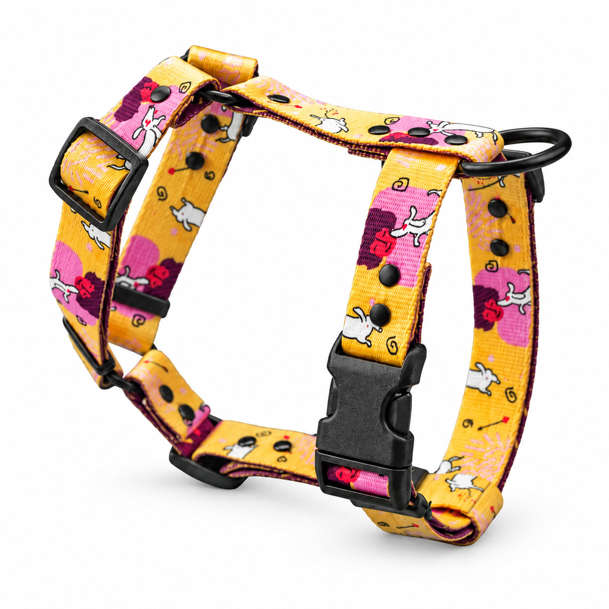 Wet Nose, Warm Heart Y-Shaped Dog Harness
