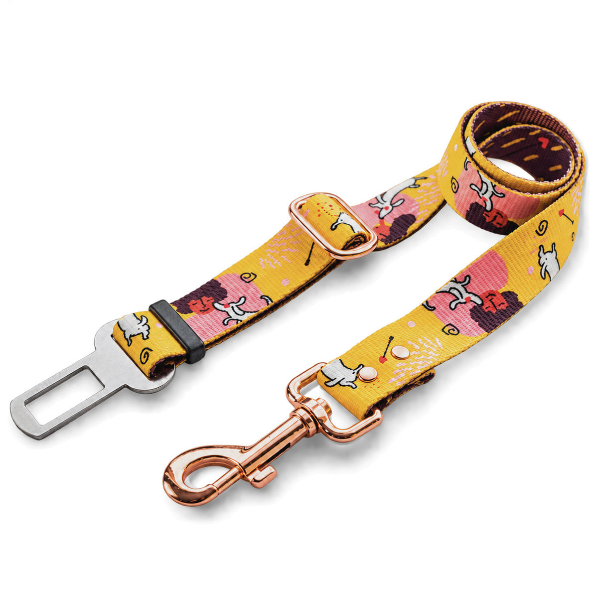 Wet Nose Warm Heart Dog Seat Belt