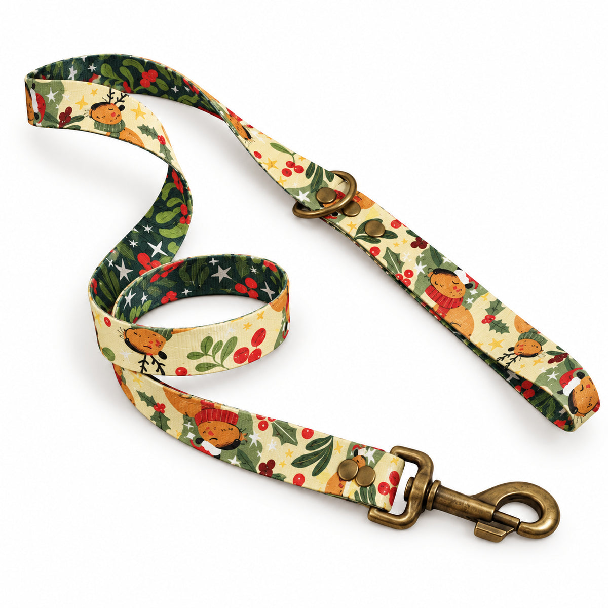 Capybara Christmas Dog Lead